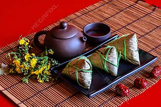 Dragon Boat Festival traditional food zongzi