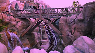 People having fun Seven Dwarfs Mine Train roller coaster at Magic Kingdom 4