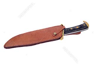 Bowie Knife isolate over white