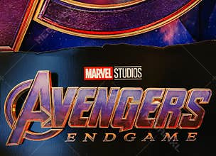 Avengers Endgame poster displayed; The Avengers, is a American superhero film based on the Marvel Comics superhero team