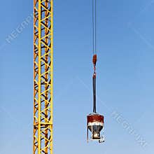 Crane lifting object