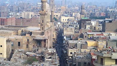 Panorama of islamic Cairo
