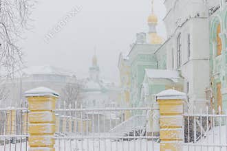 Kiev Pechersk Lavra Monastery church, Ukraine.