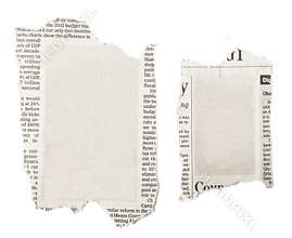 Newspaper backdrop texture, business background