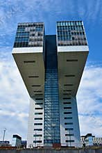 Kranhaus, modern architecture,at Köln