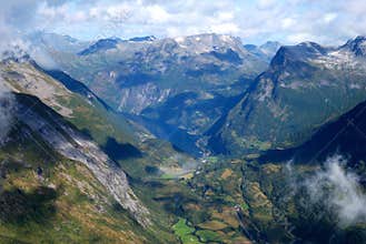 Geiranger fjord in Norway