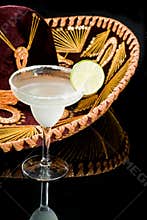 Sombrero and Margarita Cocktail