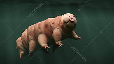 Tardigrade, swimming water bear