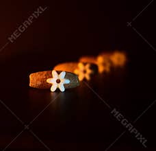 business metaphors star shapes object background