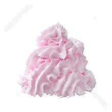 Whipped cream isolated