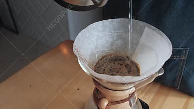 Making coffee process