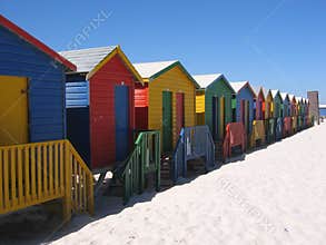 Changing huts at Muizenberg