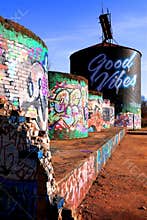 Asheville River Arts Graffiti