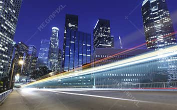 Traffic through Los Angeles