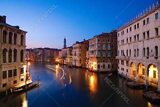 Venice by night