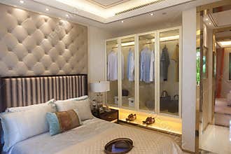 Modern home bedroom