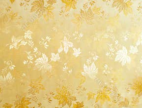 Abstract floral fabric pattern