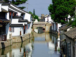 Luzhi ancient town view