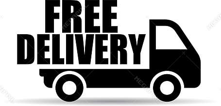 Free delivery truck icon