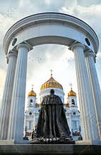 Monument to Russian Emperor Alexander II