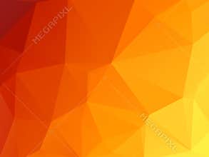 Vector abstract hot triangles geometric background