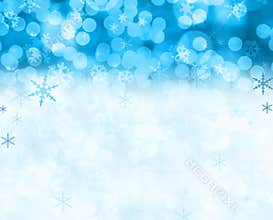 Christmas snow scene