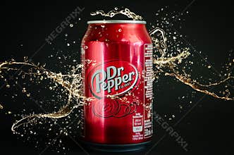 Dr Pepper soft cola drink
