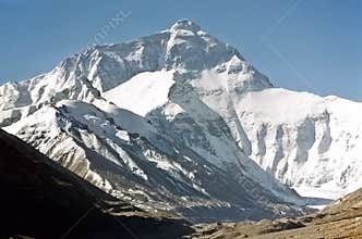 Mount Everest, the highest in the world, 8850m.