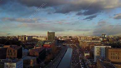 Moscow aerial view