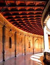 The gallery of the Palace of Charles V