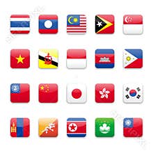 Asia flag a