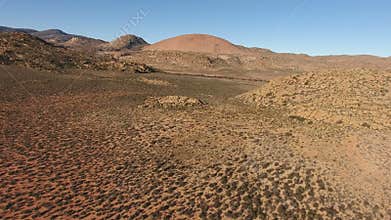 Aerial view of arid landscape - South Africa