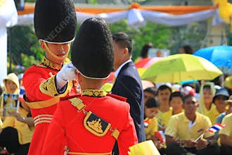 King Bhumibol Crest of Rama IX, on his 86 th birthday celebration