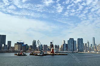 The result of expansive development in China. It`s Dalian city,