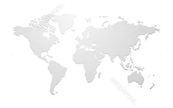 Simple blank vector world map