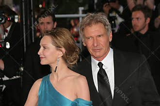 Actors Harrison Ford and Calista Flockhart