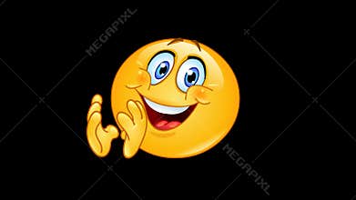 Clapping emoticon animation