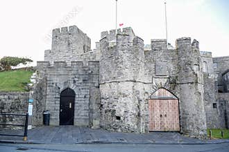 The Castle Rushen in Castletown in the Isle of Man