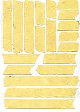 Masking tape strips