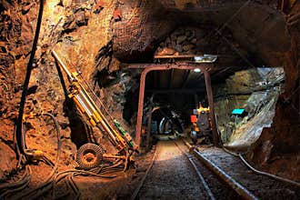 Historical gold, silver, copper mine