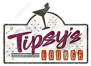 Retro Bar Lounge Tin Sign