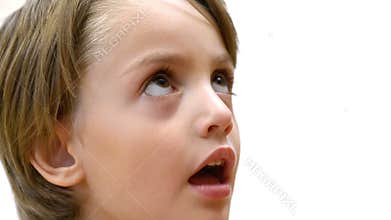 Kid taking medicine