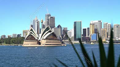 Cinematic establishing b roll shot of Sydney