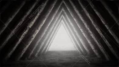 Unknown temple of destiny in pyramid.