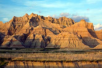 Sunset over the mountains