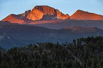 Sunrise in Rocky Mountain National Park