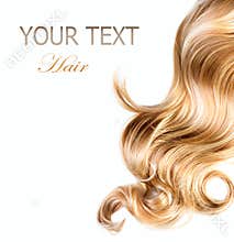 Curly Blond Hair
