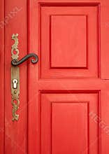 Magic red door