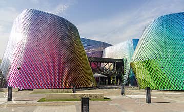 Dubai, UAE - 11.18.2021 - Opportunity district of EXPO 2020. Pakistan pavilion. Event