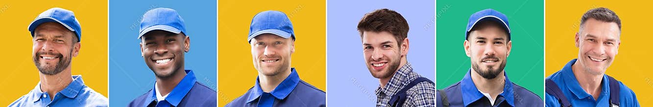 Handyman Electricians And Cleaning Service Janitor